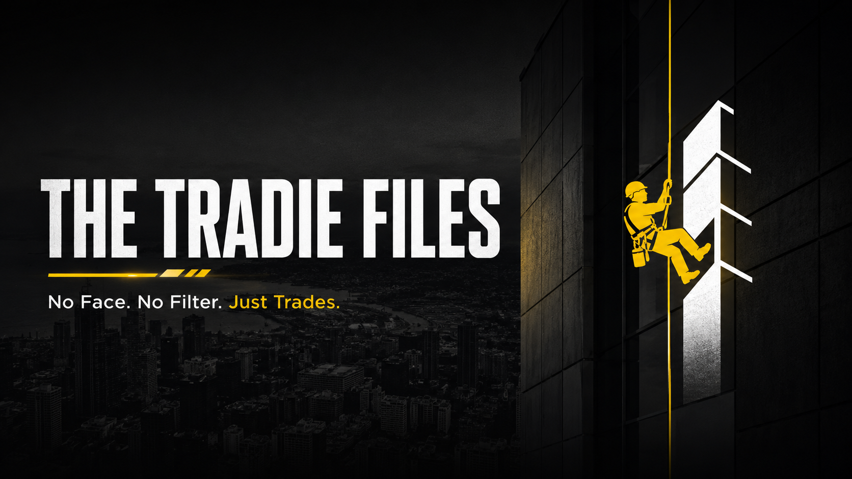 The Tradie Files YouTube channel banner
